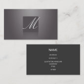 紫エレガント色 名刺 (正面/裏面)