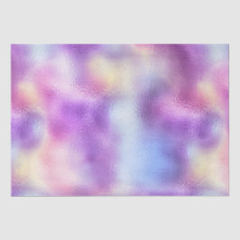 紫エレガント虹彩色グラディエント箔パターン 薄葉紙