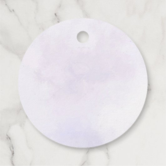 紫エレガント蝶1st誕生日パーティー フェイバータグ (裏面)