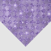 紫エレガント金属グリッター模様 薄葉紙 (詳細)