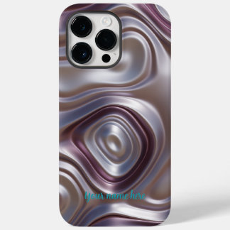 紫エレガント銀メタリックiPhone / iPadケース Case-Mate iPhone 14 Pro Maxケース