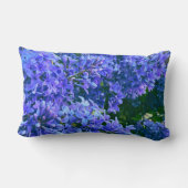 紫エレガント青百合が母に最高の現す ランバークッション (裏面)