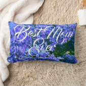 紫エレガント青百合が母に最高の現す ランバークッション (ブランケット)