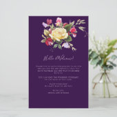 紫エレガント黄の結婚歓迎の日程 (スタンド正面)