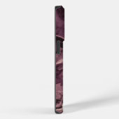 紫エレガント黒大理石クール Case-Mate iPhoneケース (裏面 / 右)