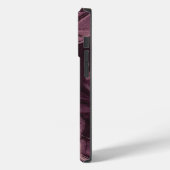 紫エレガント黒大理石クール Case-Mate iPhoneケース (裏面 / 左)