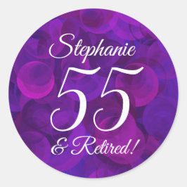 紫エレガント55と除退職した職優遇 ラウンドシール