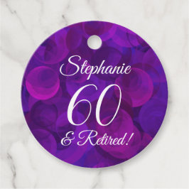 紫エレガント60と除退職した職 フェイバータグ