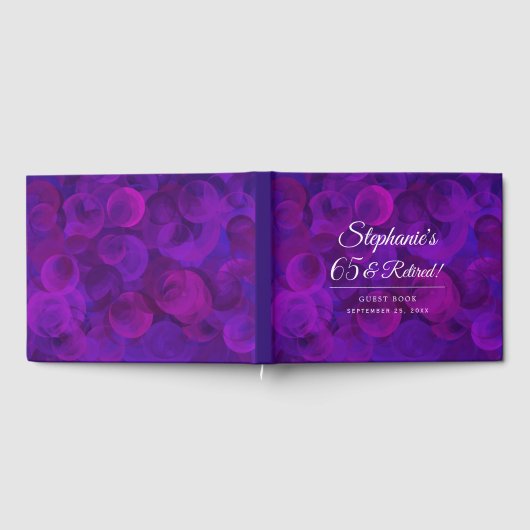 紫エレガント65と退職退職した ゲストブック (全面)
