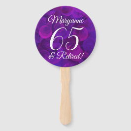 紫エレガント65と除退職した職パーティー ハンドファン