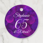 紫エレガント65と除退職した職 フェイバータグ (裏面)