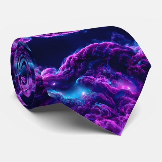 紫エレガント ネクタイ (ロール)