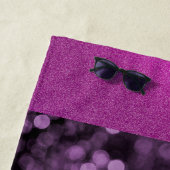 紫エレガント ビーチタオル (インサイチュ)