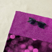 紫エレガント ビーチタオル (インサイチュ)