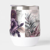 紫エレガント、ピンク、マルーンフローラ (右面)