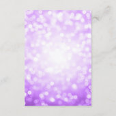 紫エレガント《写真》ぼけ味ラ結婚イトの詳細 エンクロージャーカード (裏面)