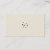 紫エレガント 名刺 (裏面)