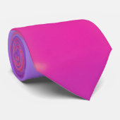 紫オカラフルレグラデーションンジピンク ネクタイ (ロール)