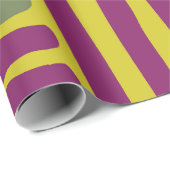 紫オレンジグリーン ラッピングペーパー (ロールコーナー)