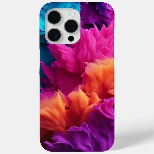 紫オレンジピンクトルコイズ Case-Mate iPhoneケース (裏面)