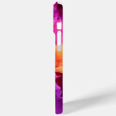 紫オレンジピンクトルコイズ Case-Mate iPhoneケース (裏面 / 左)