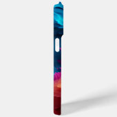 紫オレンジピンクトルコイズ Case-Mate iPhoneケース (裏面 / 右)