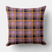 紫オレンジブラックハロウィンプインスパイアリド クッション (裏面)