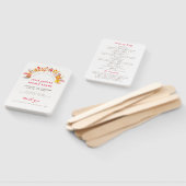 紫オレンジボホワイルドフラワー結婚の葉 ハンドファン (組立なし)