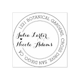 紫オレンジボホワイルドフラワー結婚の葉 ラバースタンプ