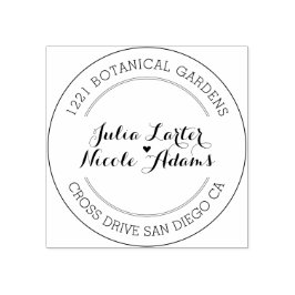 紫オレンジボホワイルドフラワー結婚の葉 ラバースタンプ