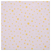 紫カスタマイズ色の金ゴールド水玉模様 ファブリック (見本)