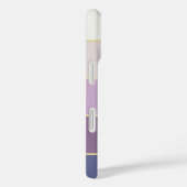 紫カスタムの夏の色のブロックストライプ Case-Mate iPhoneケース (裏面 / 右)