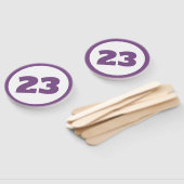 紫カスタム数 ハンドファン (組立なし)