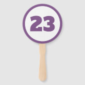 紫カスタム数 ハンドファン (裏面)