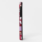 紫カスタム白レッド半円iphone 5ケース Case-Mate iPhoneケース (裏面/左)