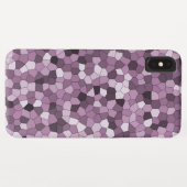 紫カッコいい紫ピンクパターン Case-Mate iPhoneケース (裏面(横))