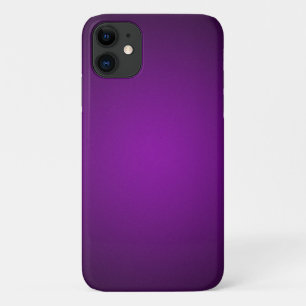 紫カッコいい黒粒状のヴィネット iPhone 11 ケース
