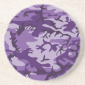 紫カモフラージュ、軍隊、陸軍 コースター (正面)