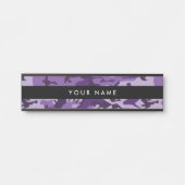 紫カモフラージュ、軍隊、陸軍 サインプレート (正面)