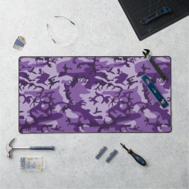 紫カモフラージュ、軍隊、陸軍 デスクマット