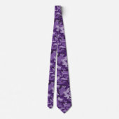 紫カモフラージュ、軍隊、陸軍 ネクタイ (裏面)