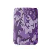 紫カモフラージュ、軍隊、陸軍 バスマット (正面縦)