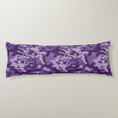 紫カモフラージュ、軍隊、陸軍 ボディピロー (裏面)