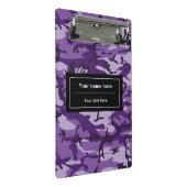 紫カモフラージュ、軍隊、陸軍 ミニクリップボード (アングル)