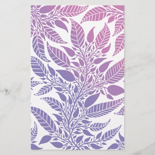 紫カラフルとピンクの葉のデザインソープラップ (正面)