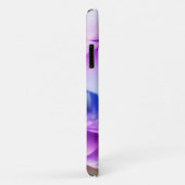 紫カラフルアジサイ Case-Mate iPhoneケース (裏面/右)