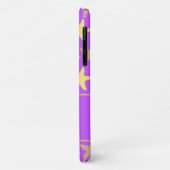 紫カラフルヒトデ Case-Mate iPhoneケース (裏面/左)