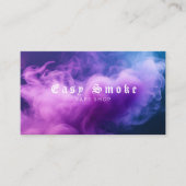 紫カラフル煙Vapeショップ名刺 名刺 (正面)