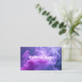 紫カラフル煙Vapeショップ名刺 名刺 (スタンド正面)