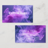 紫カラフル煙Vapeショップ名刺 名刺 (正面/裏面)